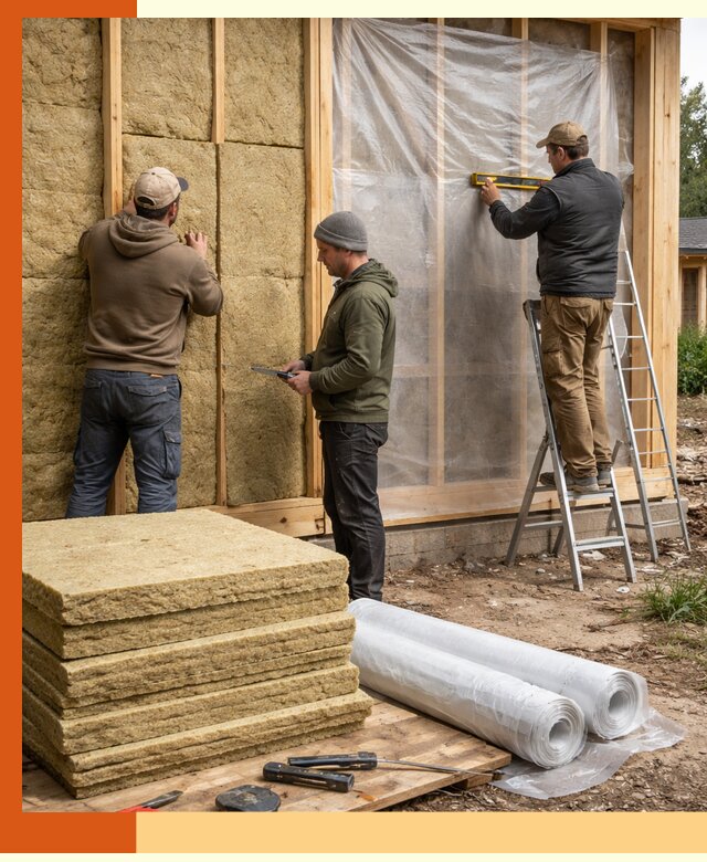 Утепление каркасного дома в Армавире под ключ с гарантией качества