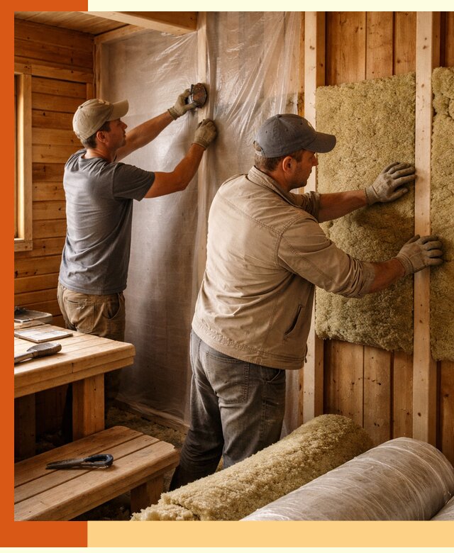 Утепление бани изнутри в Армавире качественно и недорого