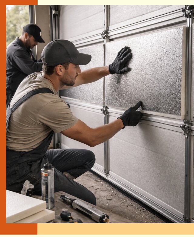 Утепление гаражных ворот в Армавире качественно и надежно