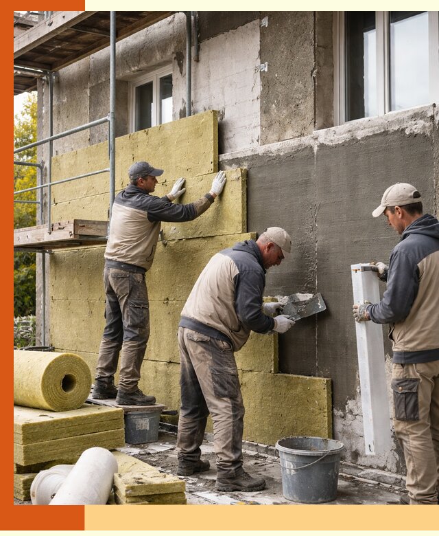 Утепление фасада зданий и домов в Армавире