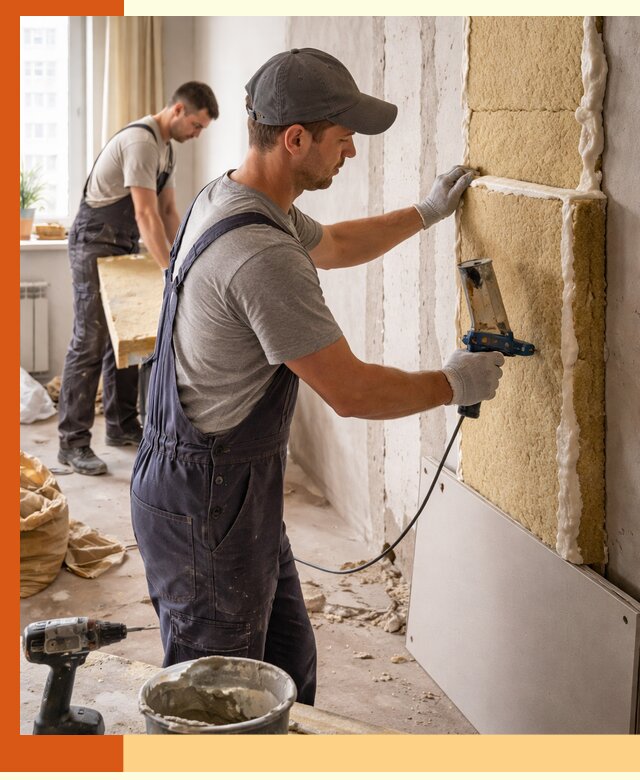 Утепление стен изнутри в Армавире — качественно и эффективно