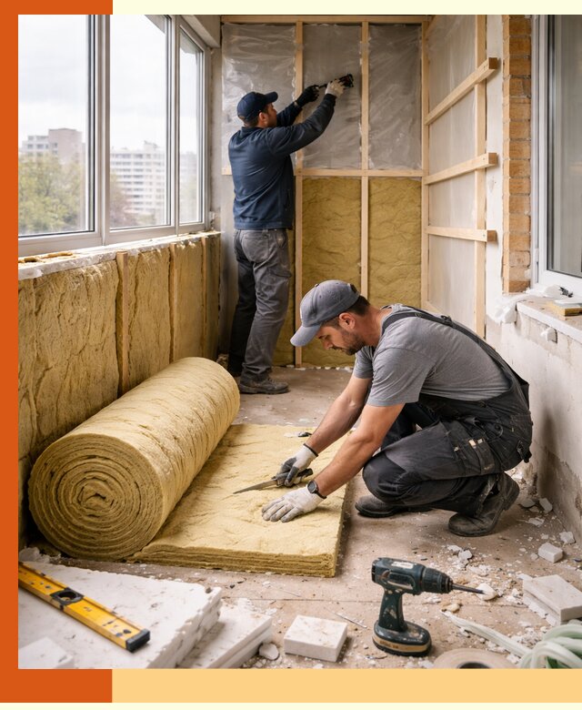 Утепление балкона под ключ в Армавире качественно и быстро