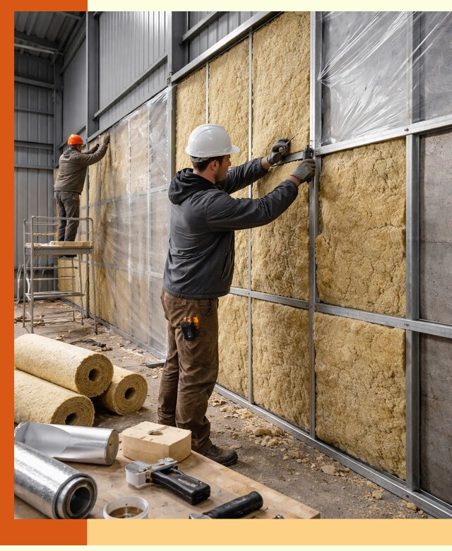 Утепление ангара в Армавире — профессиональная теплоизоляция помещений