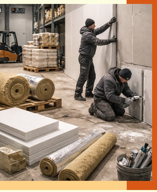 Утепление холодного склада в Армавире от 8611 руб/м2 — комплексное под ключ | ТепломастерРмв