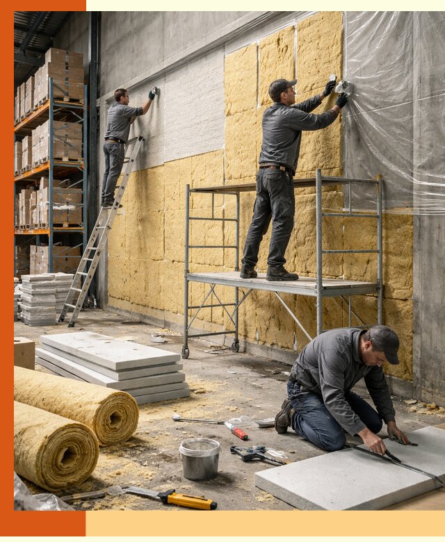 Утепление холодного склада под ключ в Армавире