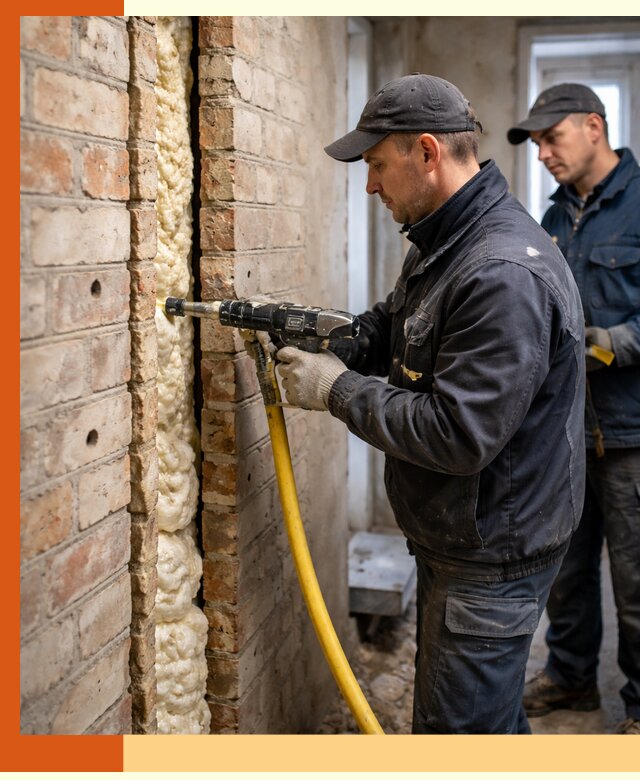 Межстеновое утепление пенополиуретаном в Армавире