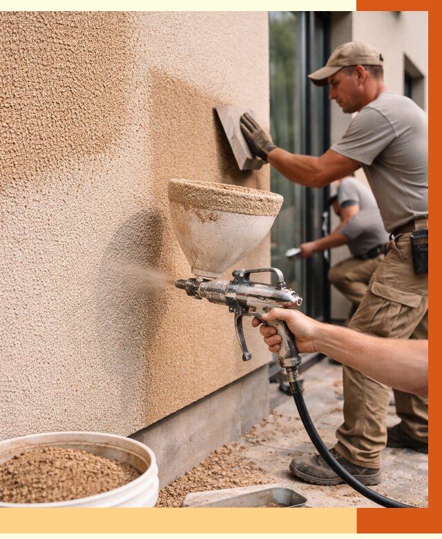 Утепление фасада жидкой пробкой в Армавире от 4863 руб./м² под ключ | ТепломастерРмв