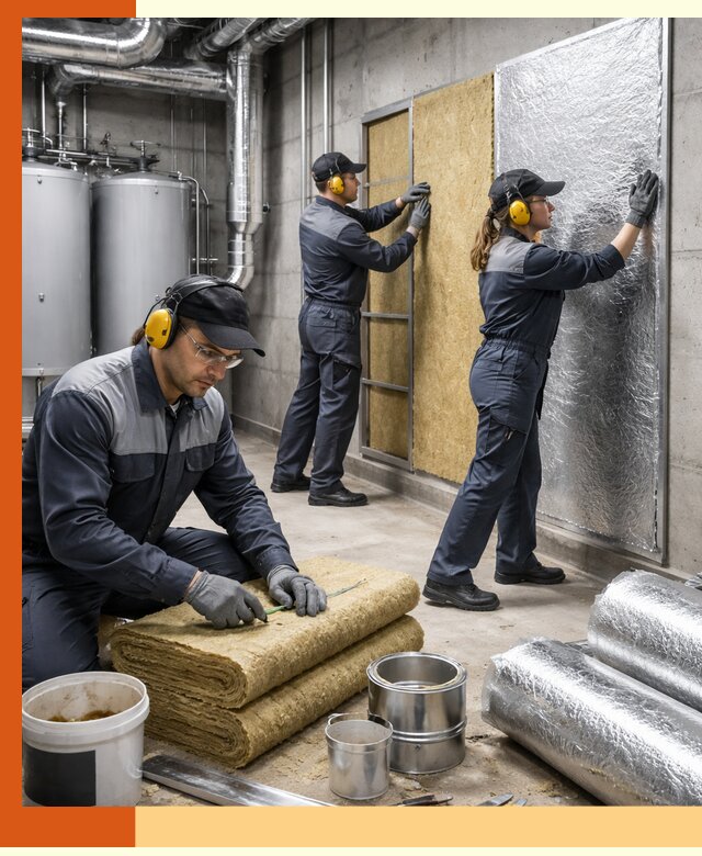 Шумоизоляция котельной в Армавире: профессиональный монтаж и материалы