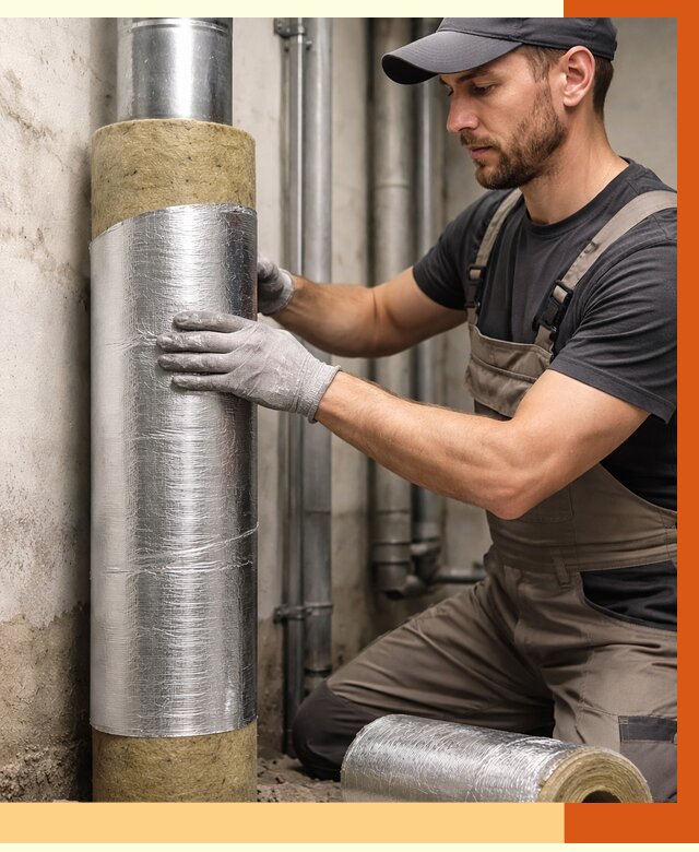 Шумоизоляция труб в Армавире от 1216 руб. — шумоподавление и звукоизоляция труб | ТепломастерРмв