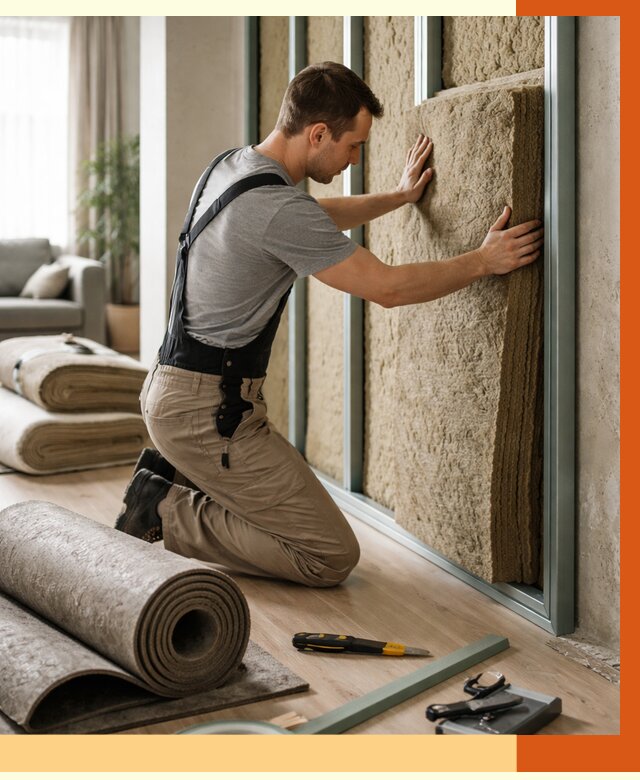 Шумоизоляция перегородок в Армавире от 1672 руб. за м2 — ТепломастерРмв